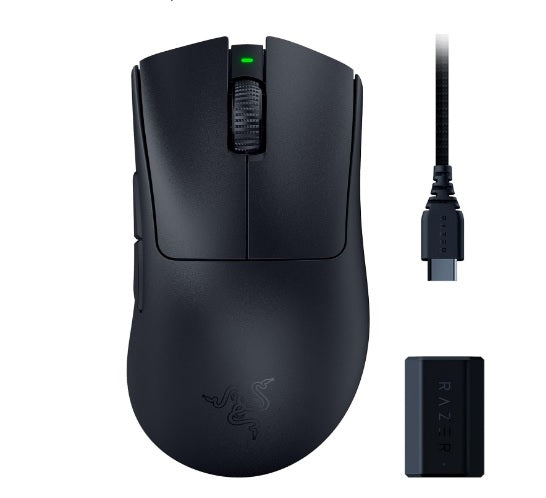 Buy Razer DeathAdder V3 Pro Wireless Gaming Mouse + Hyperpolling Wireless Dongle Black from Vmart in Pakistan