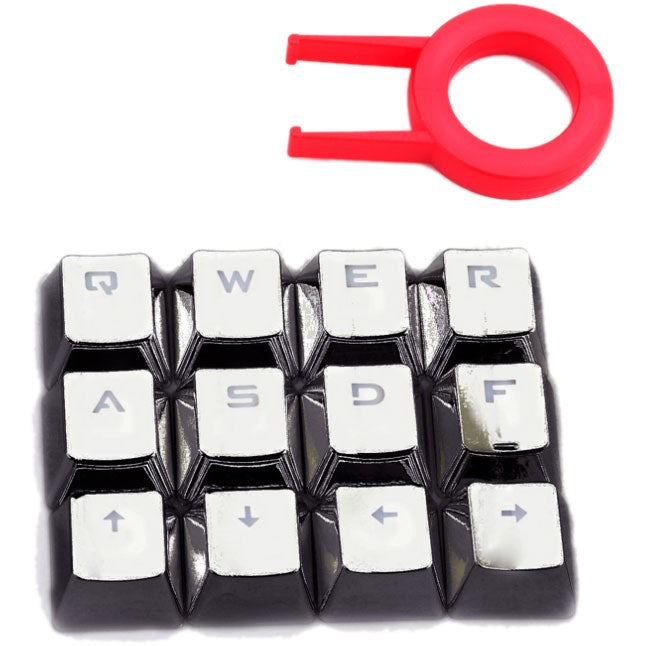 Buy Redragon A103GR Mechanical Keyboard Caps 12 Chrome Keycaps from Vmart in Pakistan