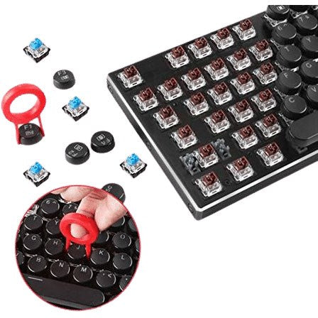 Buy Redragon A106 Steampunk Typewriter Retro Keycaps 104 keys from Vmart in Pakistan