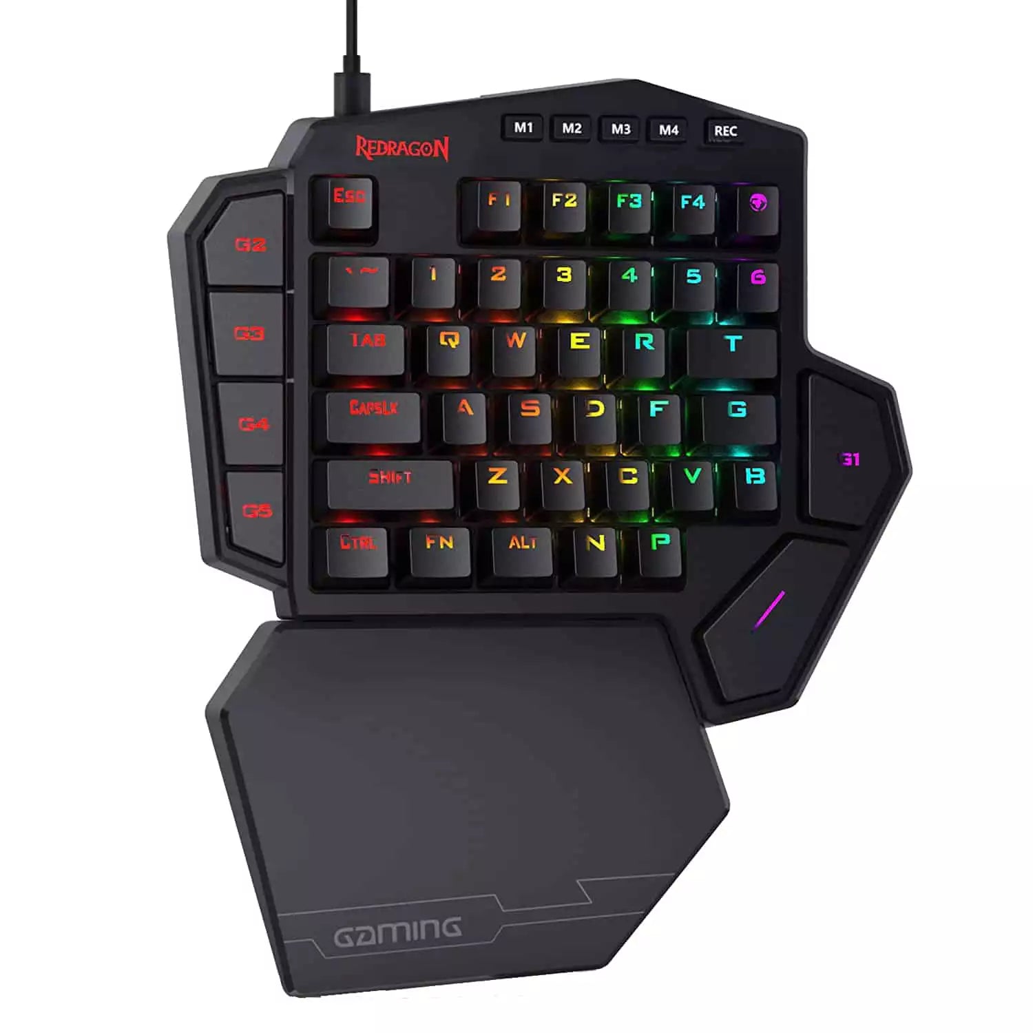 Buy Redragon DITI X K601 RGB One-Handed Mechanical Gaming Keyboard from Vmart in Pakistan