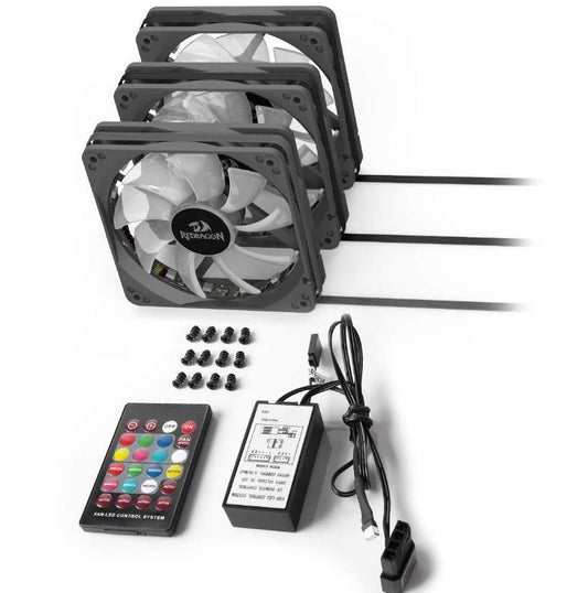 Buy Redragon GC-F006 Computer Case 120mm PC RGB Cooling Fan from Vmart in Pakistan