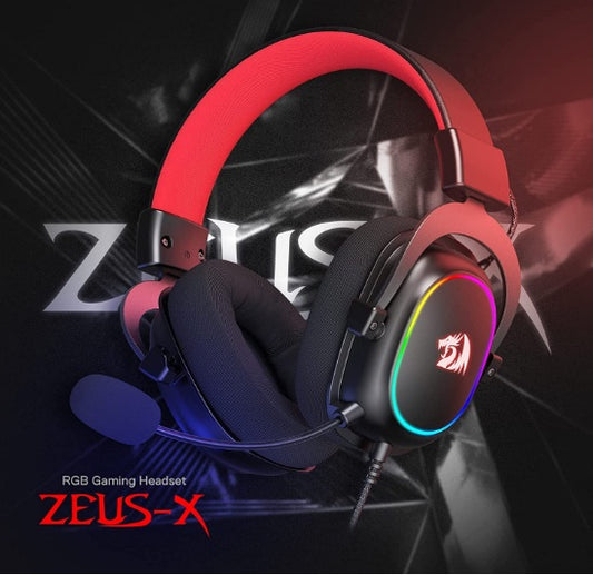 Buy Redragon H510 Zeus-X RGB Wired Gaming Headset from Vmart in Pakistan