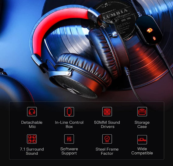 Buy Redragon H520 Icon Wired Gaming Headset from Vmart in Pakistan