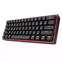 Buy Redragon K617-R Fizz Rainbow Blue Switch 60% Mechanical Gaming Keyboard - Black from Vmart in Pakistan