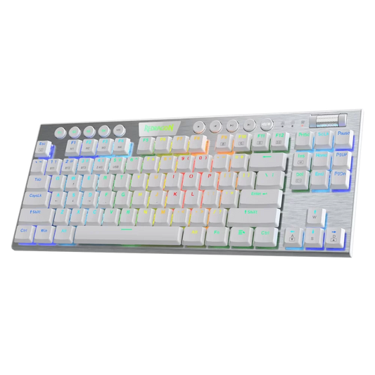 Buy Redragon K621 Horus TKL Wired RGB Mechanical Keyboard - White from Vmart in Pakistan