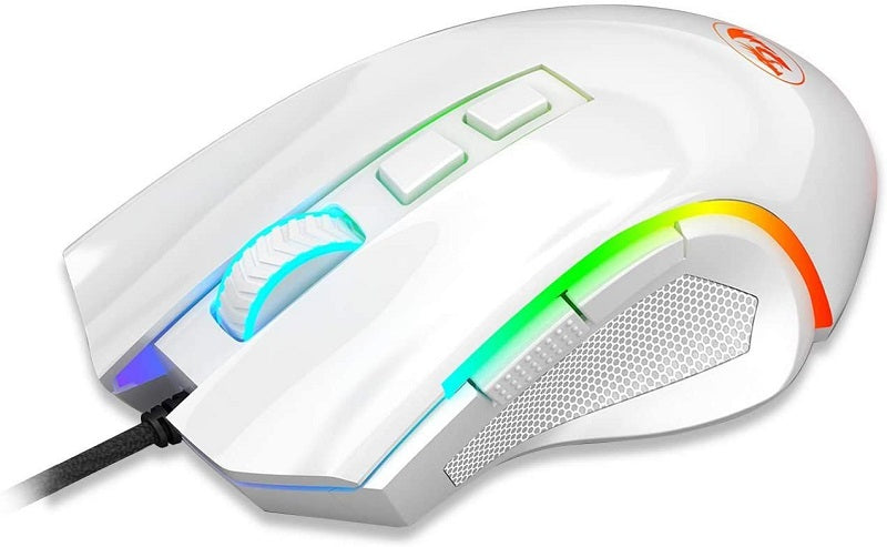 Buy Redragon M607 Griffin 7200 DPI RGB Gaming Mouse - White from Vmart in Pakistan