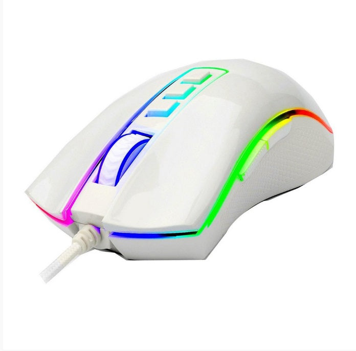 Buy Redragon M711 Cobra 10,000DPI RGB Backlit Gaming Mouse - White from Vmart in Pakistan