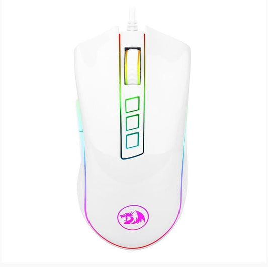 Buy Redragon M711 Cobra 10,000DPI RGB Backlit Gaming Mouse - White from Vmart in Pakistan