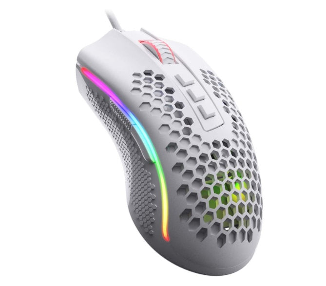 Buy Redragon M808 Storm Lightweight RGB Gaming Mouse - White from Vmart in Pakistan