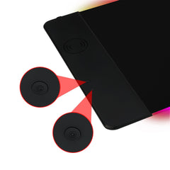 Buy Redragon P025 Qi 10w Fast Wireless Charging RGB Backlit Mouse Pad from Vmart in Pakistan