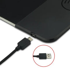 Buy Redragon P025 Qi 10w Fast Wireless Charging RGB Backlit Mouse Pad from Vmart in Pakistan