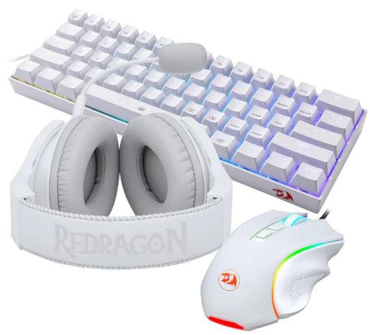 Buy Redragon S129W Combo Set 3 in 1 White from Vmart in Pakistan