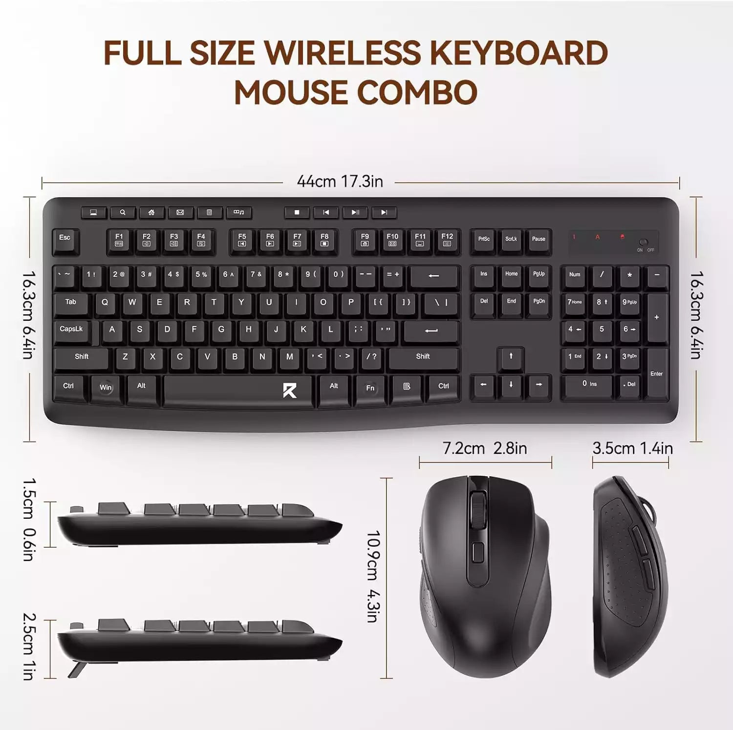 Buy Redragon BS-7367-B Wireless Keyboard and Mouse Combo from Vmart in Pakistan
