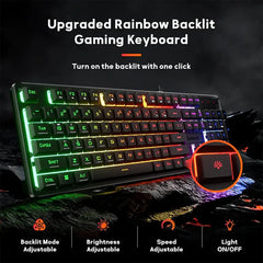 Buy Redragon K521 Netherbane Full size RGB Wired Membrane Keyboard from Vmart in Pakistan