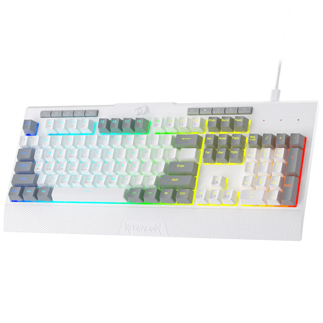 Buy Redragon K525 Shiva Lite Membrane Gaming Keyboard White from Vmart in Pakistan