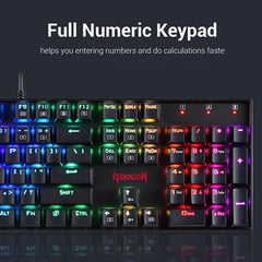 Buy Redragon K551 RGB-1 Mitra Wired Mechanical Keyboard from Vmart in Pakistan