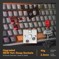 Buy Redragon K648 90% Wired Aluminum RGB Gaming Keyboard Vmart in Pakistan