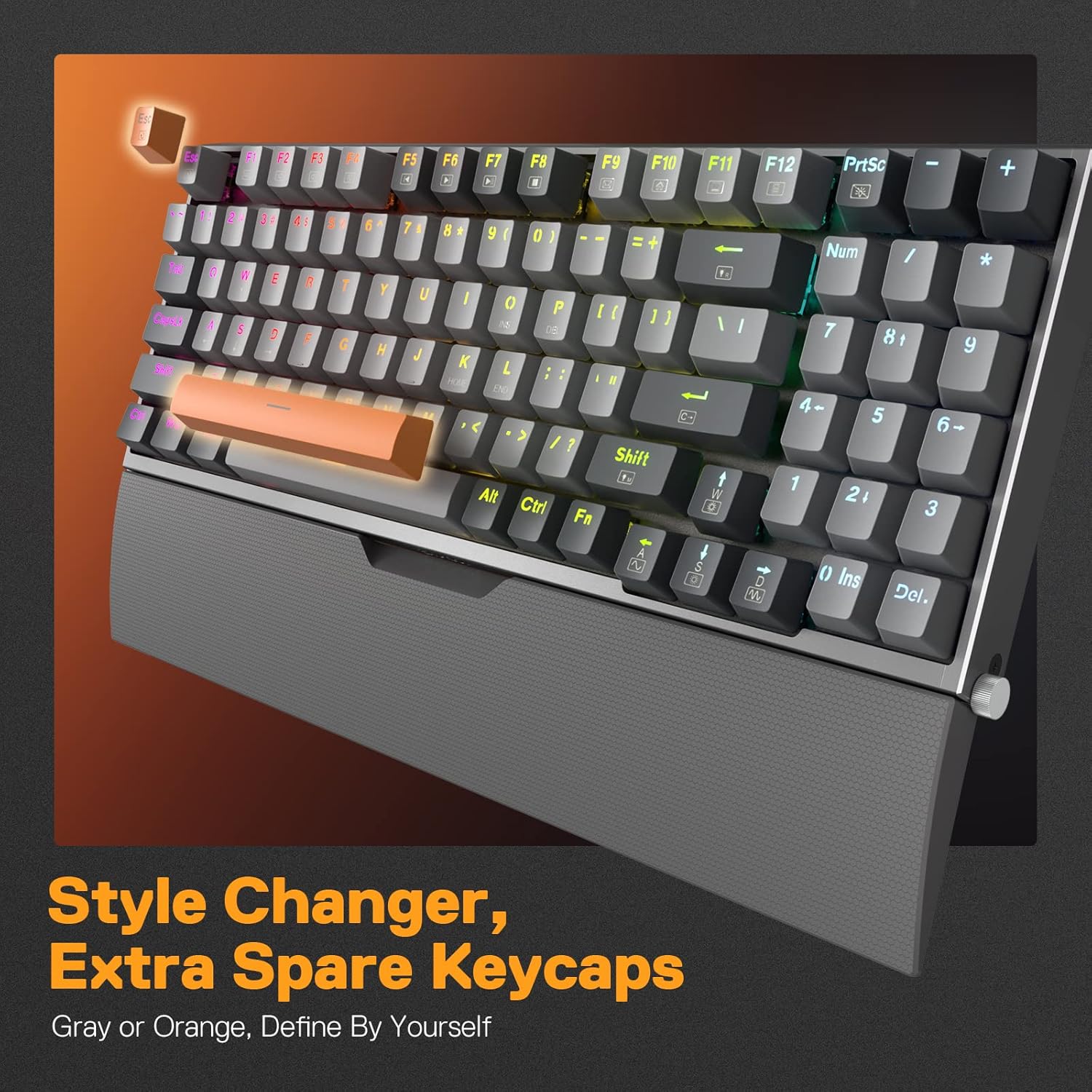 Buy Redragon K648 90% Wired Aluminum RGB Gaming Keyboard Vmart in Pakistan