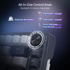 Buy Redragon K673 Pro 75% Wireless Gasket RGB Gaming Keyboard (WB) Vmart in Pakistan