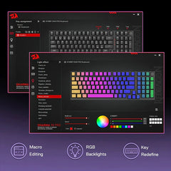 Buy Redragon K740 Dharma Pro Tri-mode Mechanical Keyboard with Mambo Switches from Vmart in Pakistan