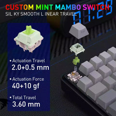 Buy Redragon K744 Faye Pro 99 Keys Wireless Gasket RGB Gaming Keyboard White/Blue from Vmart in Pakistan