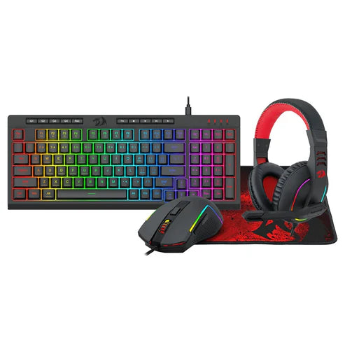 Redragon S148 RGB K515 M616 H120 & P016 4-in-1 Combo Set
