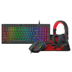 Redragon S148 RGB K515 M616 H120 & P016 4-in-1 Combo Set