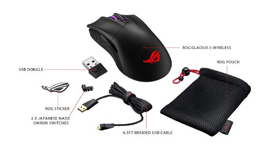 Buy Asus Rog Gladius II Wireless Gaming Mouse from Vmart in Pakistan
