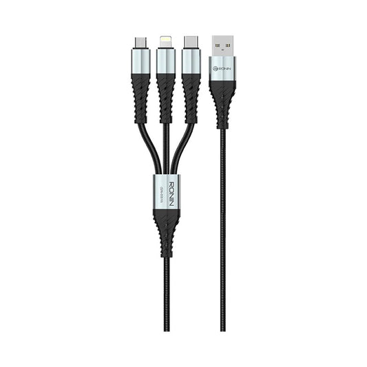 Buy Ronin R-305 3 in 1 Durable Braided Cable from Vmart in Pakistan