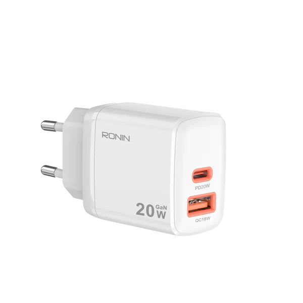 Buy Ronin R-6025 Catalyst PD 20W + QC 18W Super VOOC Fast Charger from Vmart in Pakistan