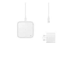 Buy Samsung 15W Super Fast Wireless Charger Pad With 25W Travel Adapter 3 pin White from Vmart in Pakistan