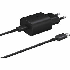Buy Samsung 25W Travel Adapter 2 Pin with C to C Cable - Black from Vmart in Pakistan