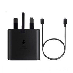 Buy Samsung 25W Travel Adapter 3 Pin with C to C Cable Black from Vmart in Pakistan