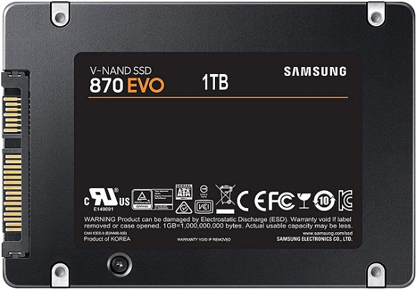 Buy Samsung 870 EVO SATA SSD 2TB from Vmart in Pakistan