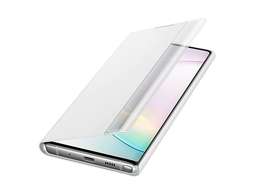 Buy Samsung Galaxy Note 10 Clear View Cover- White from Vmart in Pakistan