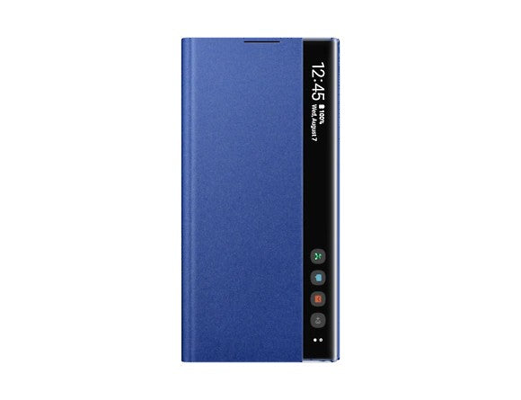 Buy Samsung Galaxy Note 10+ Clear View Cover - Blue from Vmart in Pakistan