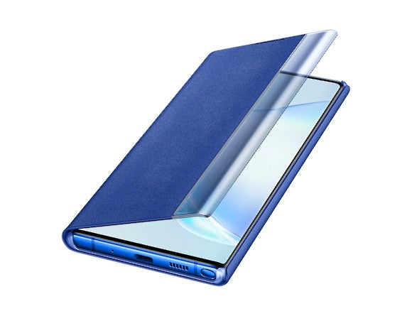 Buy Samsung Galaxy Note 10+ Clear View Cover - Blue from Vmart in Pakistan
