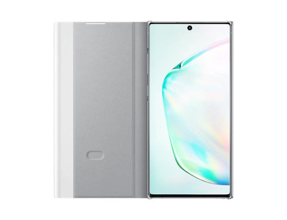 Buy Samsung Galaxy Note 10+ Clear View Cover - Silver from Vmart in Pakistan