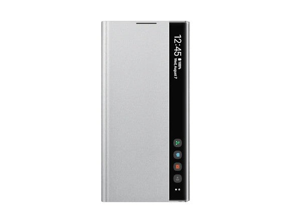 Buy Samsung Galaxy Note 10+ Clear View Cover - Silver from Vmart in Pakistan