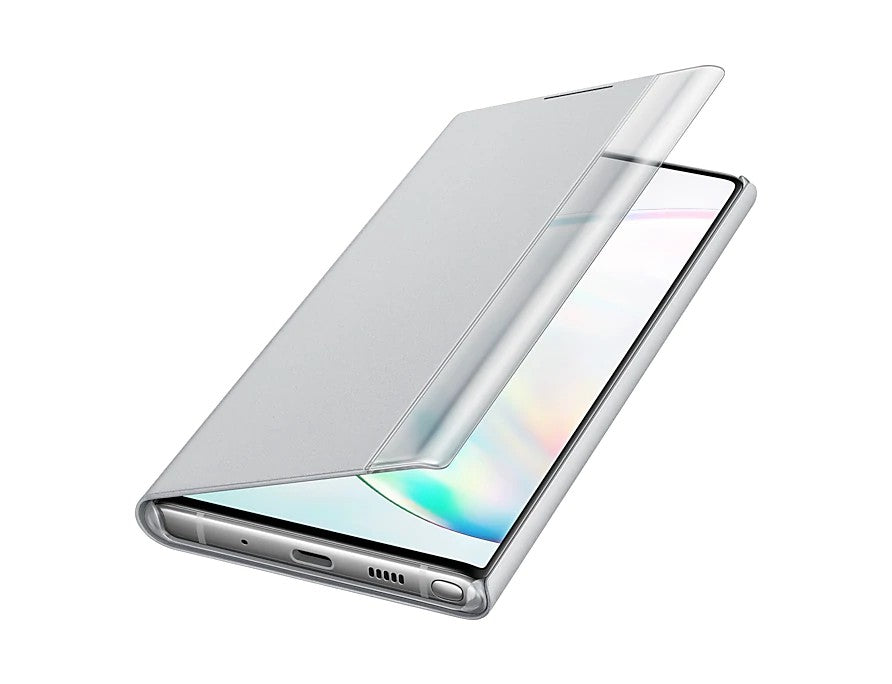 Buy Samsung Galaxy Note10 Clear View Cover - Silver from Vmart in Pakistan