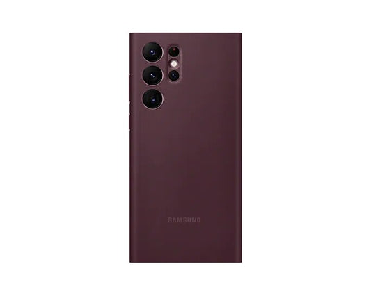 Buy Samsung Galaxy S22 Ultra Smart Clear View Cover - Burgundy from Vmart in Pakistan