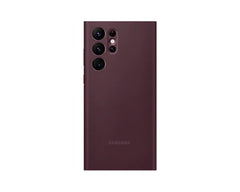 Buy Samsung Galaxy S22 Ultra Smart Clear View Cover - Burgundy from Vmart in Pakistan
