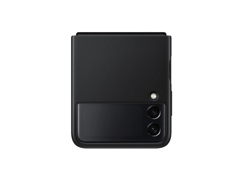 Buy Samsung Galaxy Z Flip3 5G Leather Cover - Black from Vmart in Pakistan