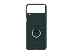 Buy Samsung Galaxy Z Flip3 5G Silicone Cover with Ring - Green from Vmart in Pakistan