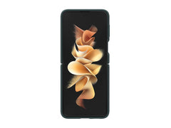 Buy Samsung Galaxy Z Flip3 5G Silicone Cover with Ring - Green from Vmart in Pakistan
