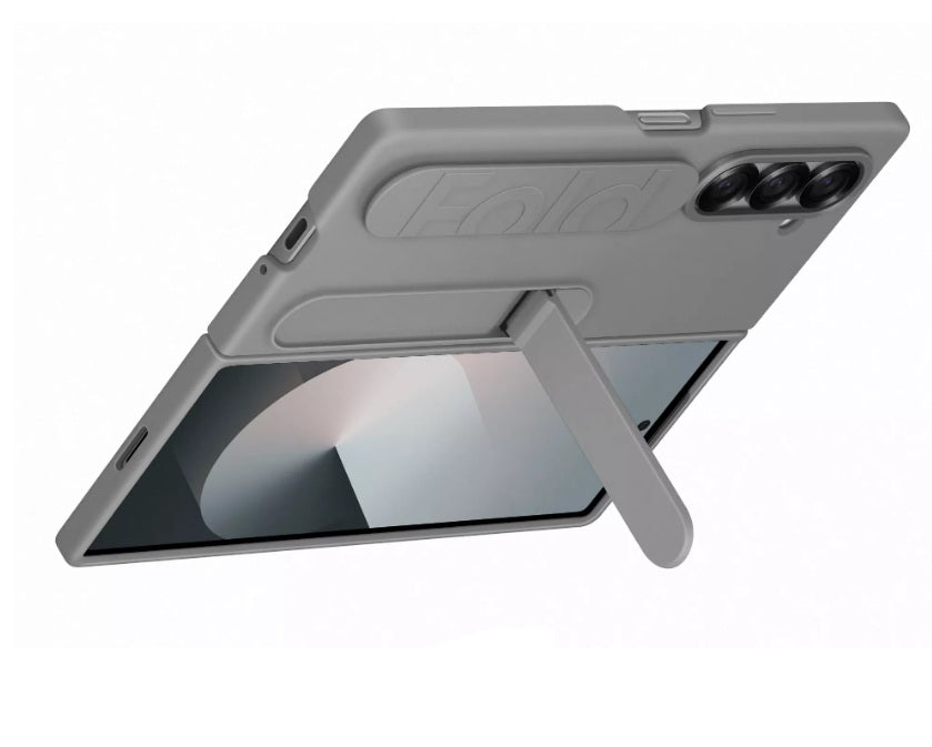 Buy Samsung Silicone Grip Case with Stand for Galaxy Z Fold 6 Grey from Vmart in Pakistan