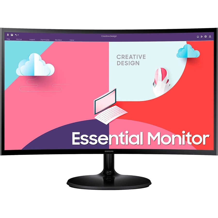 Buy Samsung 24" S3 S36C Essential Curved Monitor from Vmart in Pakistan