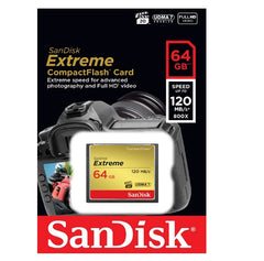 Buy SanDisk 64GB Extreme CompactFlash Memory Card from Vmart in Pakistan