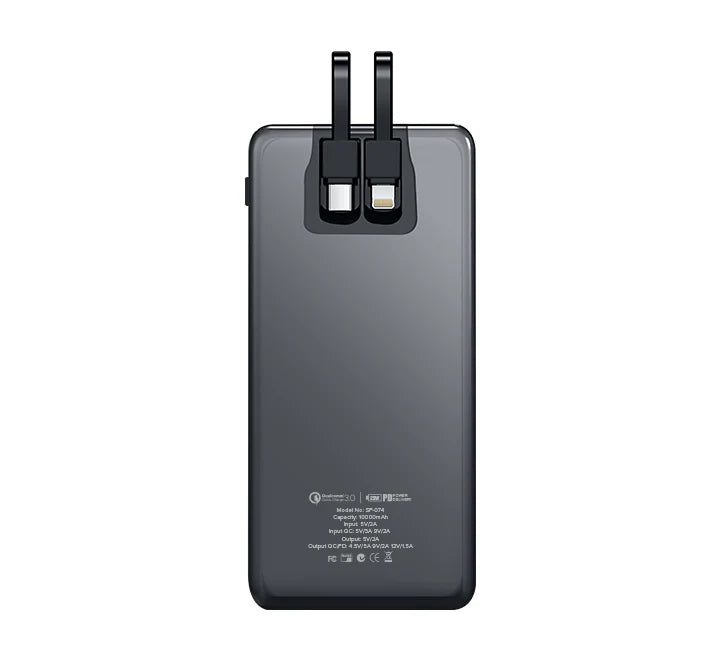Buy Space SP-074 Speed PD+QC 3.0 Power Bank Series 10000mAh from Vmart in Pakistan