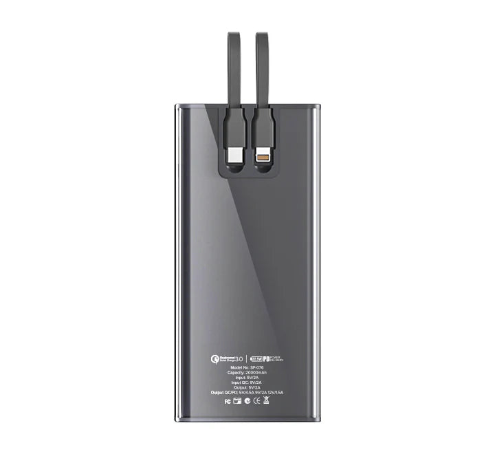 Buy Space SP-076 Speed PD+QC 3.0 Power Bank Series 20000mAh from Vmart in Pakistan
